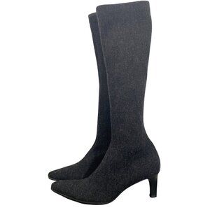 Lauren Ralph Lauren Charcoal Heeled Boots
